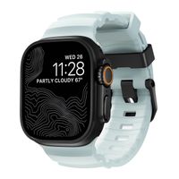 Nomad Bracelet Rocky Point Apple Watch | 44/45/46/49 mm - Icy Blue Glow Black