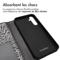 imoshion Étui de télephone portefeuille Design Samsung Galaxy A35 - Black And White