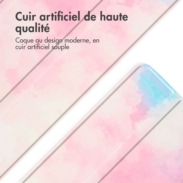 imoshion Coque tablette Design Trifold Apple iPad 6 (2018) 9.7 pouces / iPad 5 (2017) 9.7 pouces / Air 2 (2014)/Air 1 (2013) - Sky