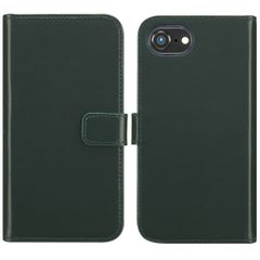 Selencia Étui portefeuille en cuir véritable Apple iPhone 17e / 16e - Vert