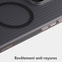 Accezz Coque arrière Lite avec MagSafe | Fluted | Apple iPhone 16 Pro - Gris
