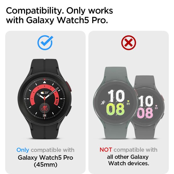 Spigen Coque Liquid Air™ Pro Samsung Galaxy Watch 5 Pro - Matte Black