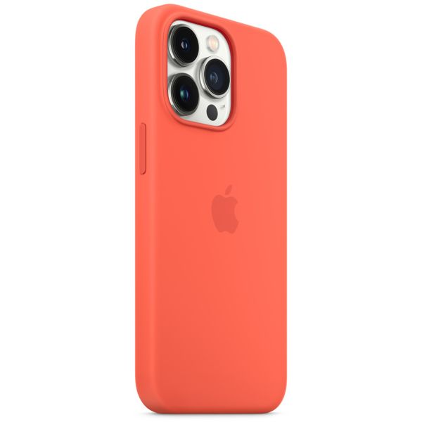 Apple Coque en silicone MagSafe Apple iPhone 13 Pro - Nectarine