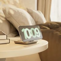 Zens Magnetic Nightstand Charger - Chargeur sans fil 15W - Magsafe et Qi2 - Blanc