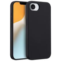 Accezz Coque Liquid Silicone avec MagSafe Apple iPhone 17e / 16e - Noir