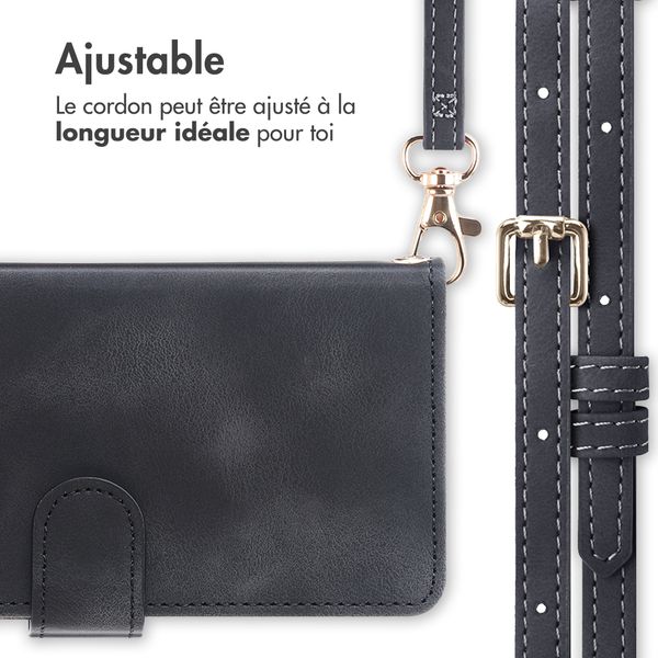 imoshion Etui de télephone portefeuille avec cordon Xiaomi Redmi Note 15 Pro (5G) - Noir