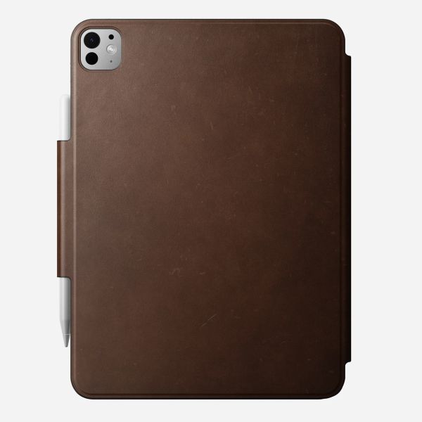 Nomad Leather Folio case Apple iPad Pro 11 (2025) M5 / (2024) M4 - Marron
