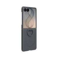 Samsung Coque Silicone Magnet Cover Ring Samsung Galaxy Z Flip 8 - Black