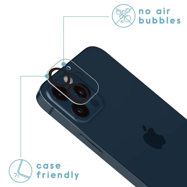 imoshion Protection Caméra en verre trempé 2 Pack Apple iPhone 12