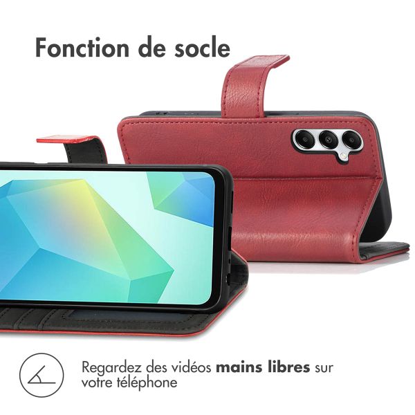 imoshion Étui de télephone portefeuille de luxe Samsung Galaxy A56 - Rouge