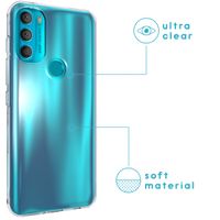imoshion Softcase Back Cover Motorola Moto G71 - Transparent