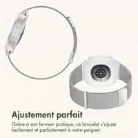 imoshion Bracelet magnétique milanais Samsung Galaxy Watch 9 (40/44mm) / Watch 8 (40/44mm) / Classic (46mm) - Argent