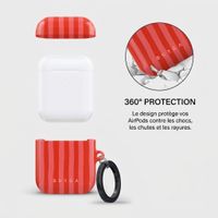 Burga Coque rigide  Apple AirPods 1 / 2 - Pomegranate