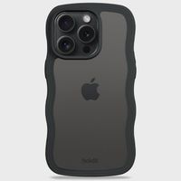 Holdit Coque Wavy Apple iPhone 14 Pro - Black / Transparent