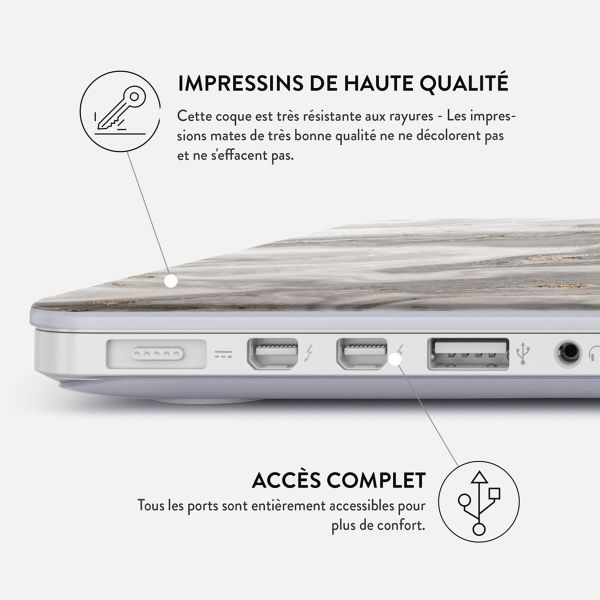 Burga Coque Rigide Apple MacBook Pro 13 pouces (2020 / 2022) - Snowstorm