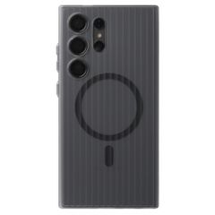Accezz Coque arrière Lite avec MagSafe | Fluted | Samsung Galaxy S24 Ultra - Matte Black