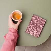 imoshion Étui de liseuse portefeuille design Pliable Kobo Libra Colour - Bloom Love Blush