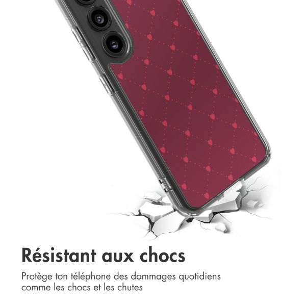 imoshion Coque Design Samsung Galaxy S23 - Crush Check Coral Dust
