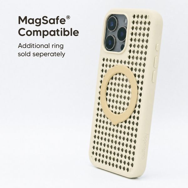 Callbuddy Coque avec strap Apple iPhone 16 Pro Max - Sand Glow