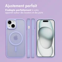 imoshion Coque Color Guard avec MagSafe Apple iPhone 15 - Lilas