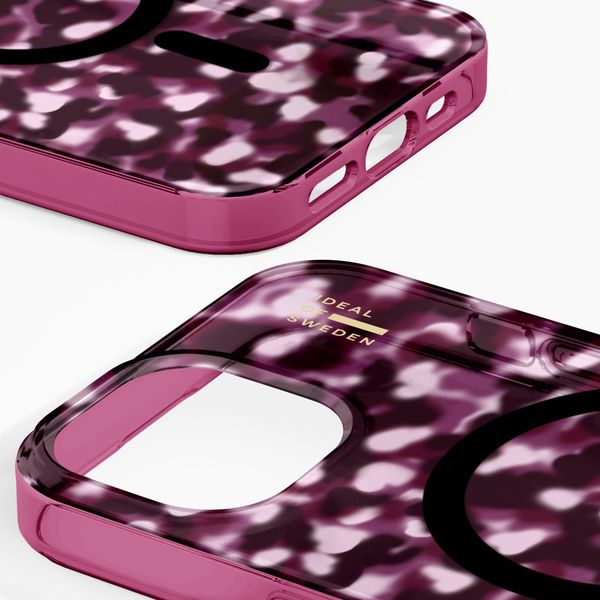 iDeal of Sweden Coque Clear MagSafe Apple iPhone 16e / 15 / 14 / 13 - Cherry Crush