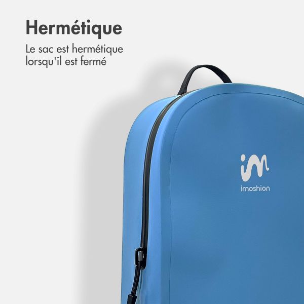 imoshion Sac à dos Hermétique et Étanche 10L - Petit - Bleu doux