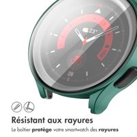 imoshion Coque rigide à couverture complète Samsung Galaxy Watch 4 - 40 mm - Vert foncé