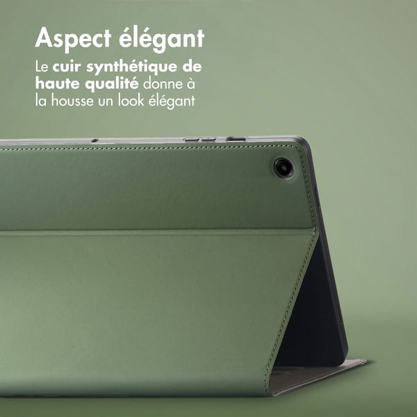 Accezz Coque tablette Classic Samsung Galaxy Tab A9 Plus - Vert