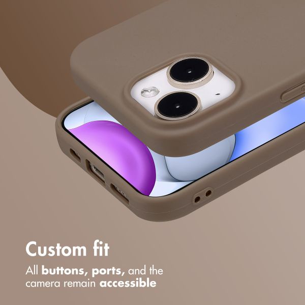 imoshion Coque Couleur Apple iPhone 15 - Marron