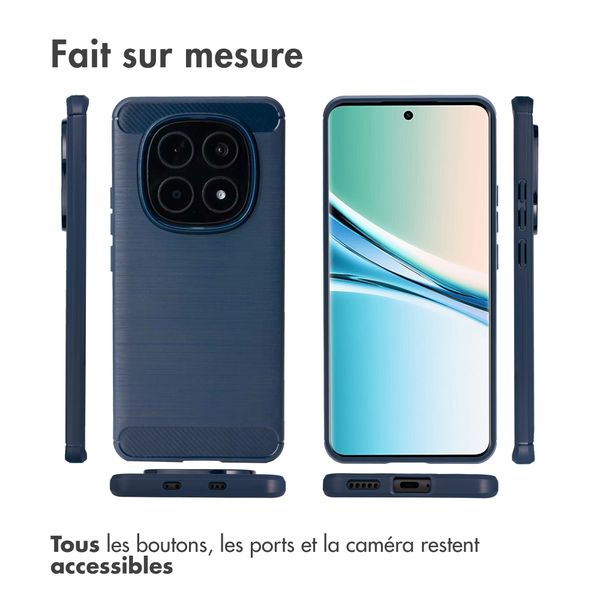 imoshion Coque Brushed Xiaomi Redmi Note 15 (5G) - Bleu foncé