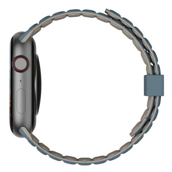 UAG Bracelet Pathfinder réversible en silicone Apple Watch | 44/45/46/49 mm - Dune/Cloud Blue