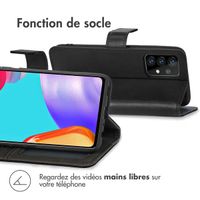 imoshion Étui de télephone portefeuille de luxe Samsung Galaxy A52(s) (5G/4G) - Noir
