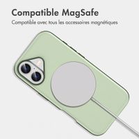 imoshion Coque arrière Color avec Thin MagSafe Ring Apple iPhone 17 - Vert foncé