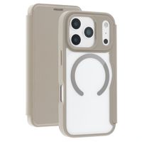 imoshion Bookcase transparente avec MagSafe Apple iPhone 17 Pro Max - Beige