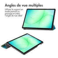 imoshion Coque tablette Design Trifold Samsung Galaxy Tab A11 Plus - Green Plant