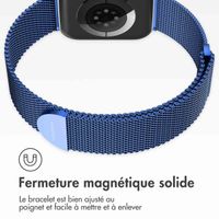 imoshion Bracelet magnétique milanais Apple Watch | 38/40/41/42 mm - Taille S - Bleu