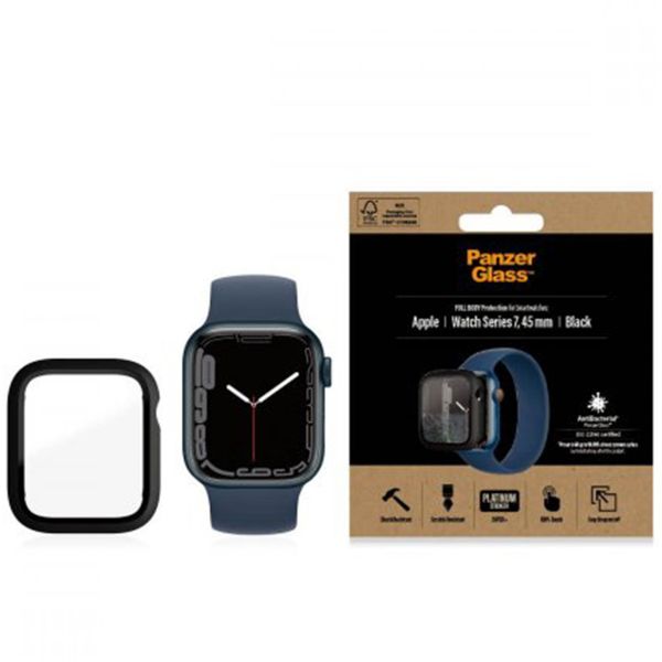 PanzerGlass Coque Full Body Apple Watch 7 / 8 / 9 - 45 mm - Noir