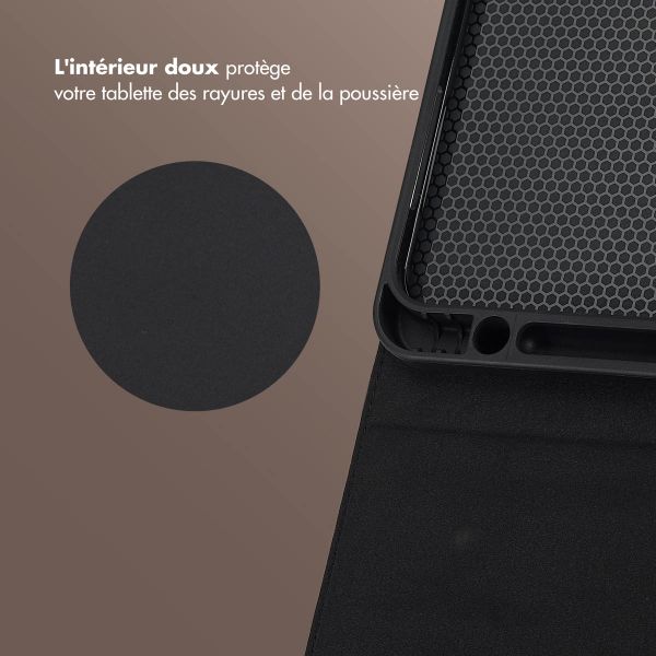 Selencia Coque tablette Riva Apple iPad Air 11 pouces (2026) M4 / (2025) M3 / (2024) M2 / Air 5 (2022) / Air 4 (2020) - Noir
