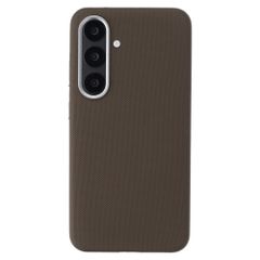 Accezz Coque arrière Mesh avec MagSafe Samsung Galaxy S25 / S24 - Marron