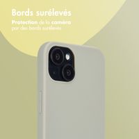 imoshion Coque Couleur Apple iPhone 13 - Gris