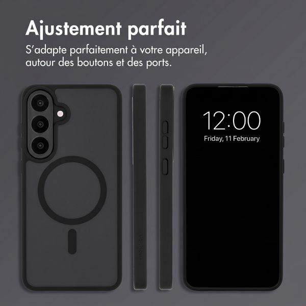 imoshion Coque Color Guard avec MagSafe Samsung Galaxy S26 FE / S25 FE - Noir