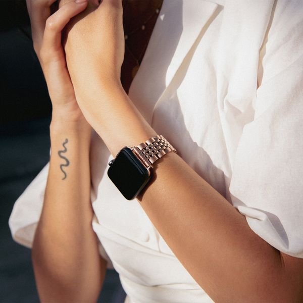 Burga Bracelet acier Apple Watch | 44/45/46/49 mm - Rose Gold
