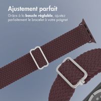 imoshion Bracelet nylon tissé Apple Watch | 38/40/41/42 mm - Burgundy