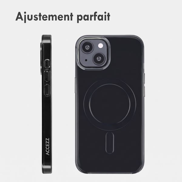 Accezz Lite coque arrière avec MagSafe Apple iPhone 14 - Smokey Clear