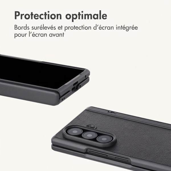 imoshion Étui Slim en cuir synthétique Samsung Galaxy Z Fold 8 Ultra - Noir