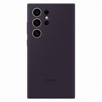 Samsung Original Coque en silicone Samsung Galaxy S24 Ultra - Dark Violet