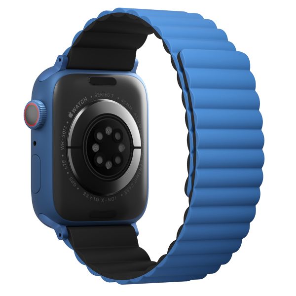 Uniq Bracelet Revix réversible Apple Watch | 38/40/41/42 mm - Caspian (Blue/Black)