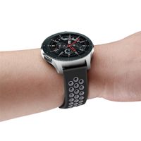 imoshion Bracelet sport silicone Samsung Galaxy Watch 3 (45 mm) / Watch (46 mm) / Gear S3 Frontier / Gear S3 Classic (22 mm) - Noir
