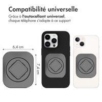 Accezz Support de téléphone EasyLock pour vélo avec coque Apple iPhone 14 Pro - Rotation à 360° - Noir