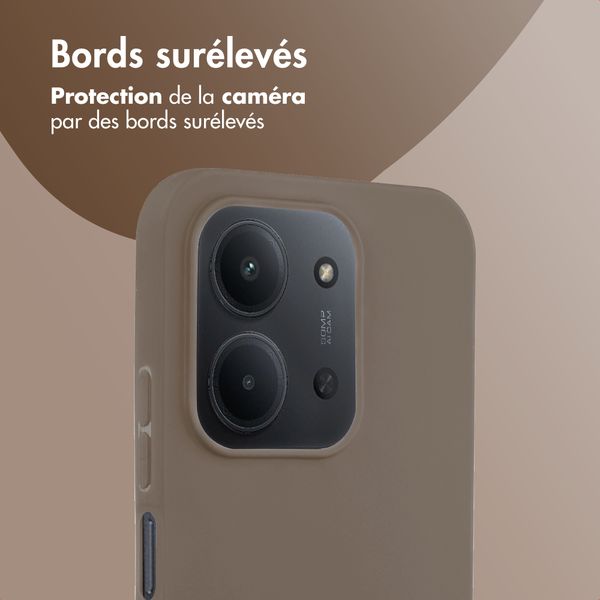 imoshion Coque Couleur Xiaomi Redmi 15C (5G) - Marron